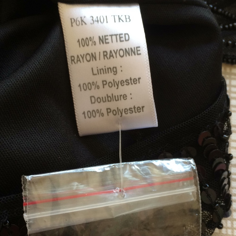 .Parker NWT Hand made Black Beaded Top - Picture 9 of 9